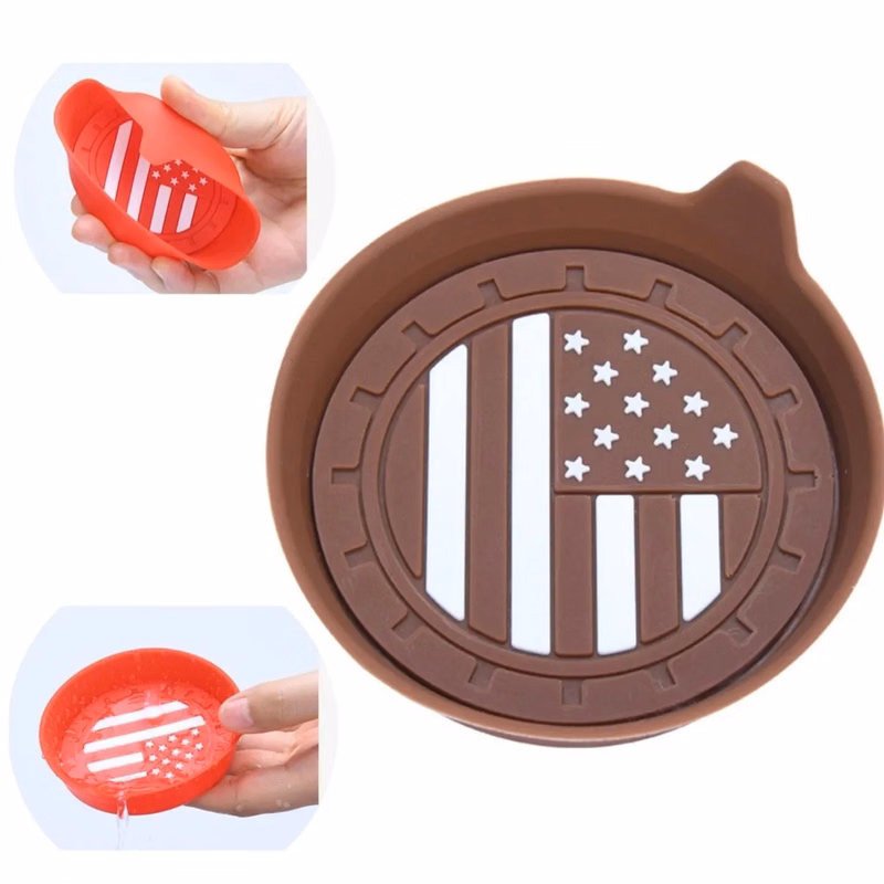 Anti-Slip Coaster Car Rubber Anti-Leakage Cup Holder