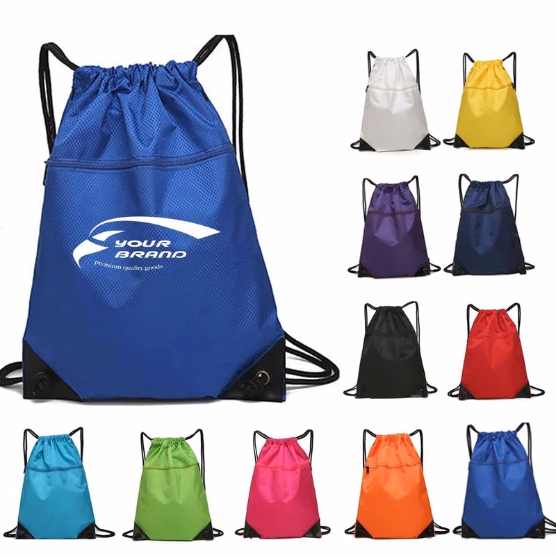 Portable Travel Sports Drawstring Backpack