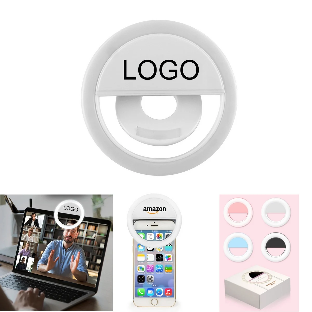 USB Rechargeable Clip-on Selfie Fill Light 1