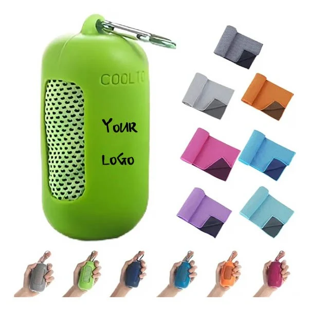 Silicone Case Quick Dry Sports Towel 1