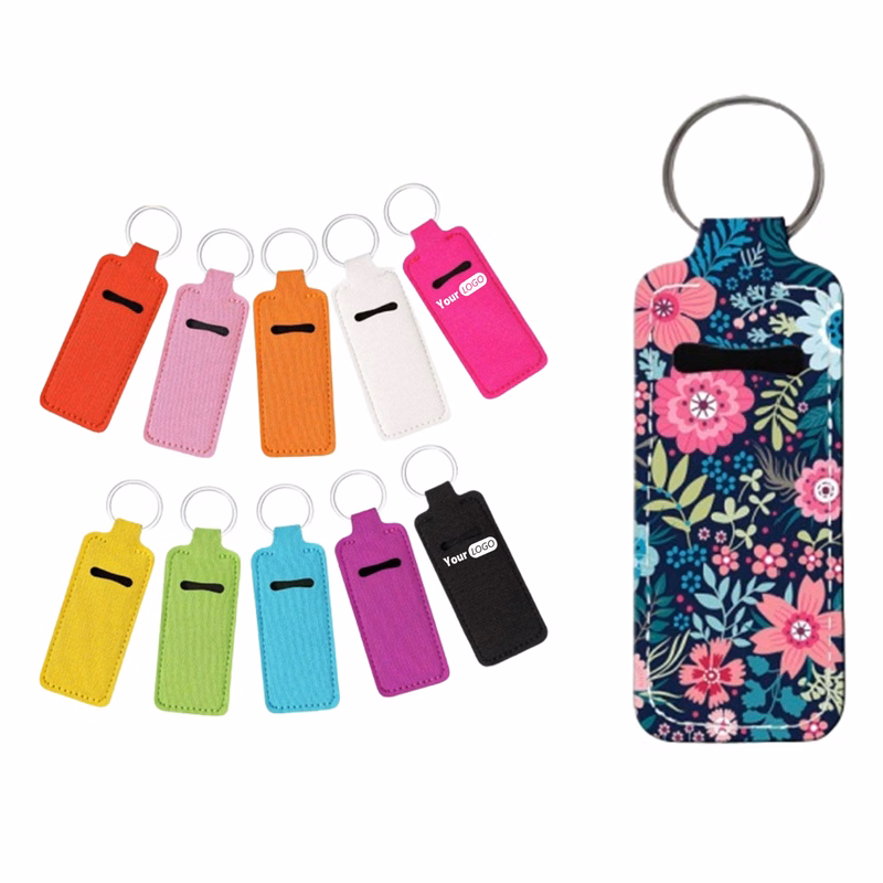 Lipstick Keychain Holder Protective Sleeve