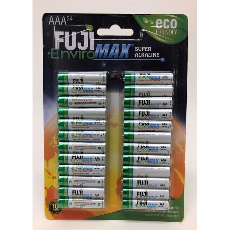 Fuji Enviromax Super Alkaline Batteries - AAA 24 Pack