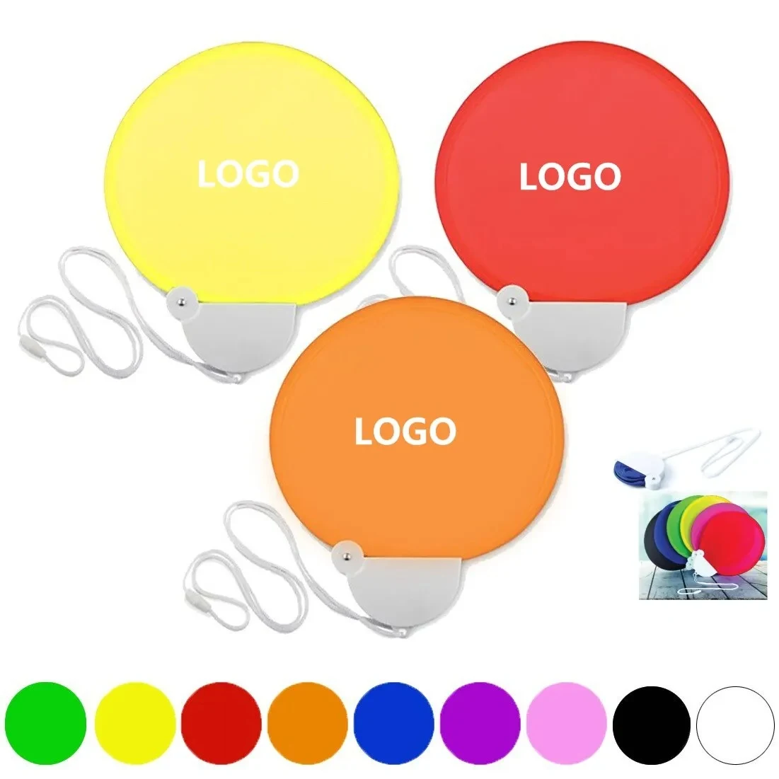 Pop Up Handle Fan with Cord 1