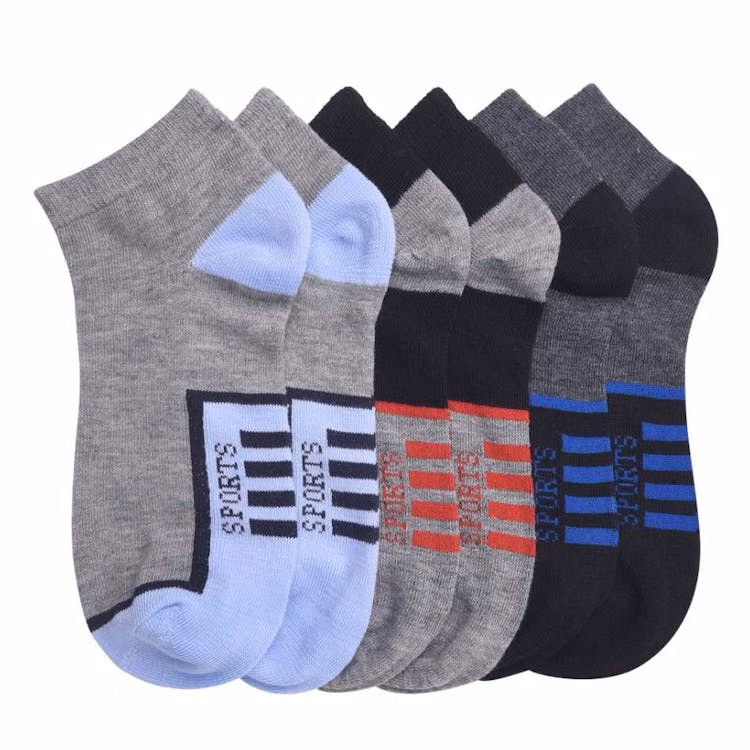 Men's Low-Cut Socks - Size 9-11 Assorted Colors