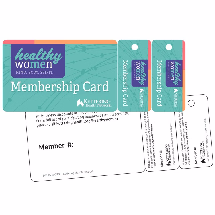 Plastic Mailer Combo Card w/ Gift Card & 2 Key Tag