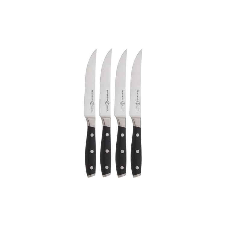 Messermeister Avanta Black POM 4-Piece Fine Edge Steak Knife Set 1