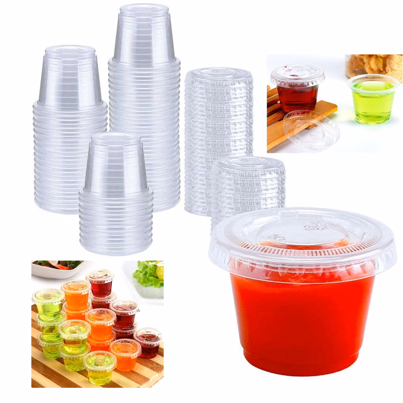 1 Ounce Jello Shot Cups with Lids