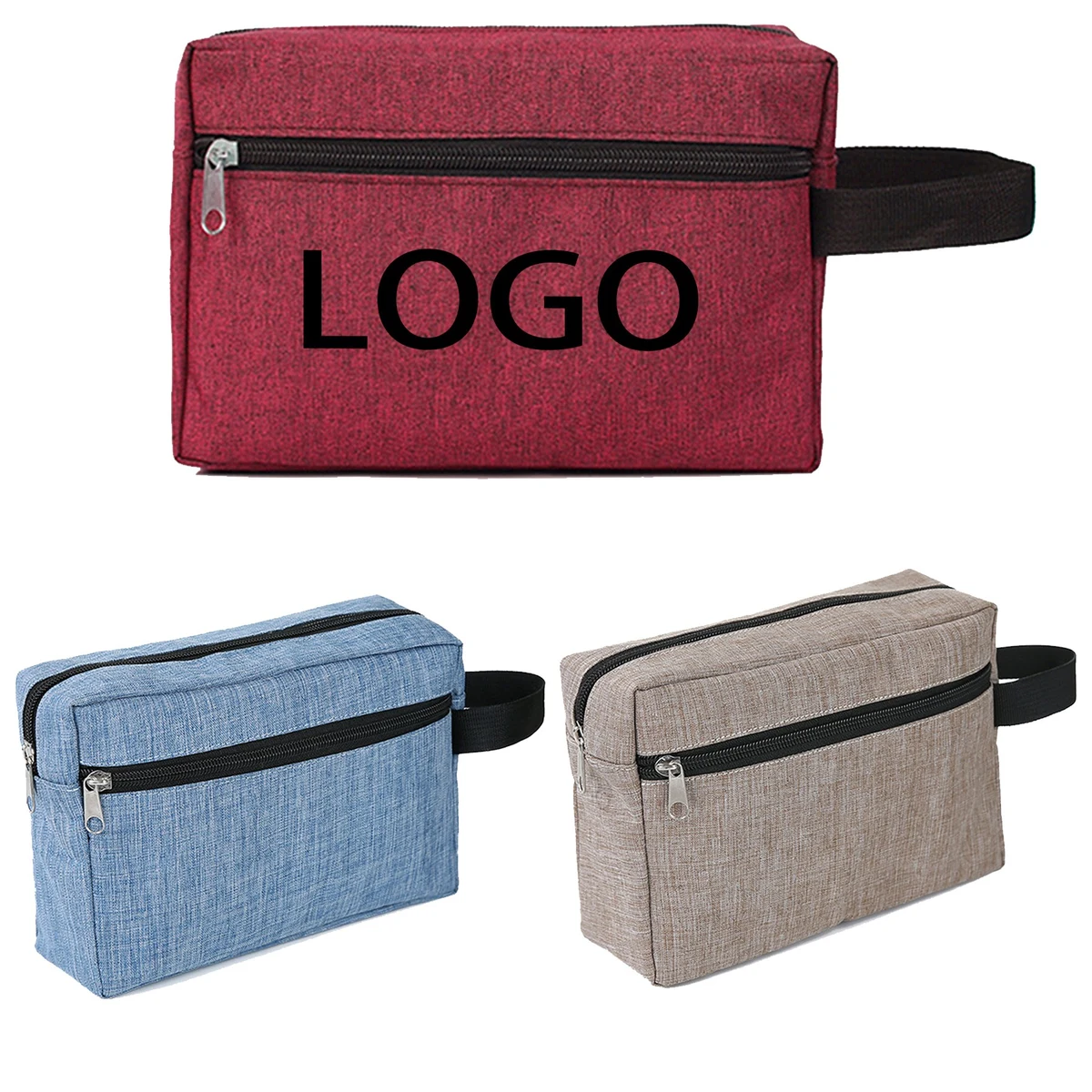 Portable Double MakeUp And Toiletry Bag 1