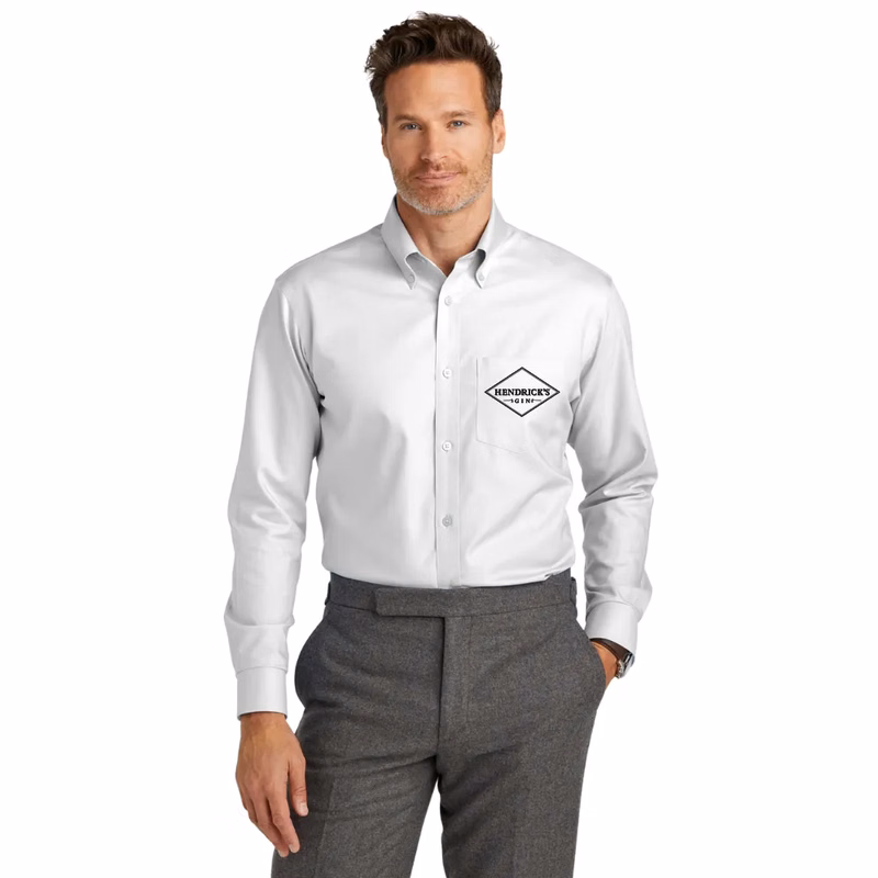 Brooks Brothers(R) Tall Wrinkle-Free Stretch Nailhead Shirt