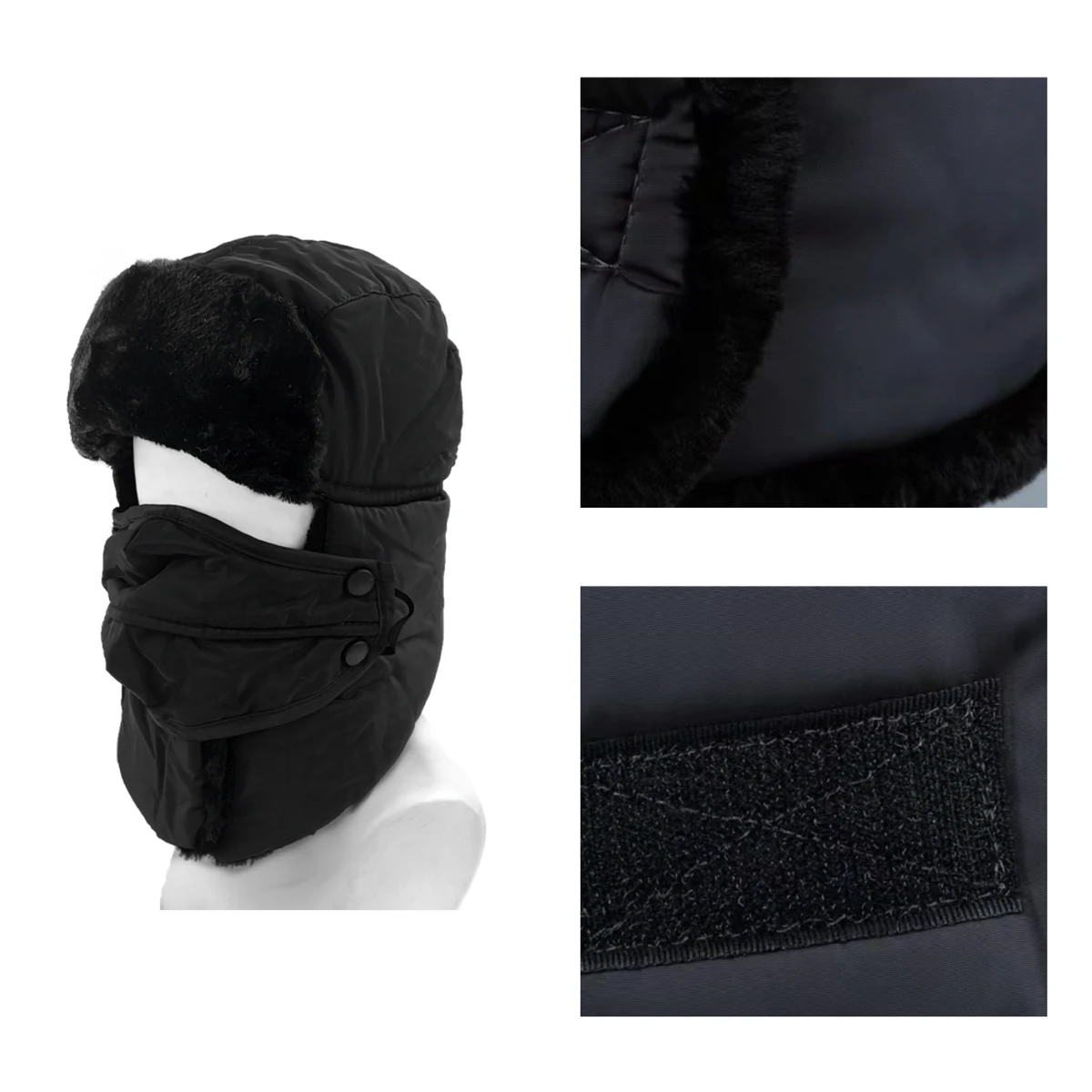 MOQ 10 PCS Stylish Thickened And Warm Cycling Cap 1