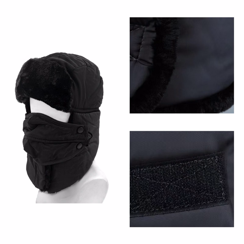 MOQ 10 PCS Stylish Thickened And Warm Cycling Cap