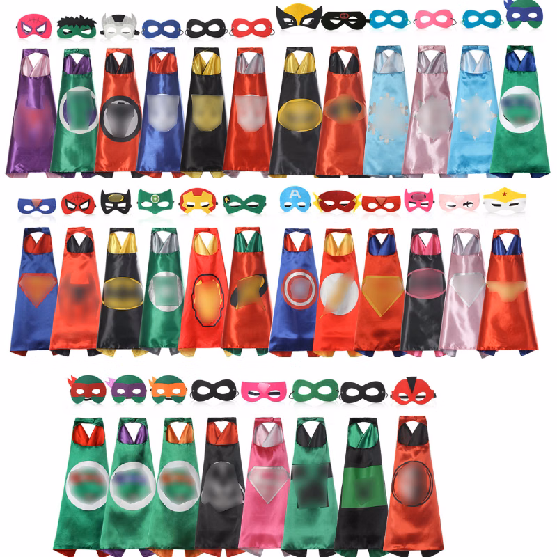 Children's cartoon hero's cloak multi-style