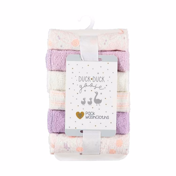 Girls' Washcloth Sets - Pink 14Pk
