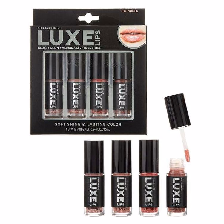 Luxe Lips Stain Lip Gloss Sets - 4 Pieces