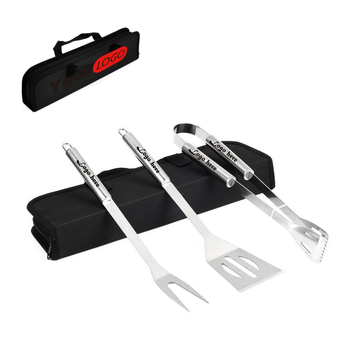 MOQ50 Custom BBQ Tool Set with Carrying Bag for Promotions 1
