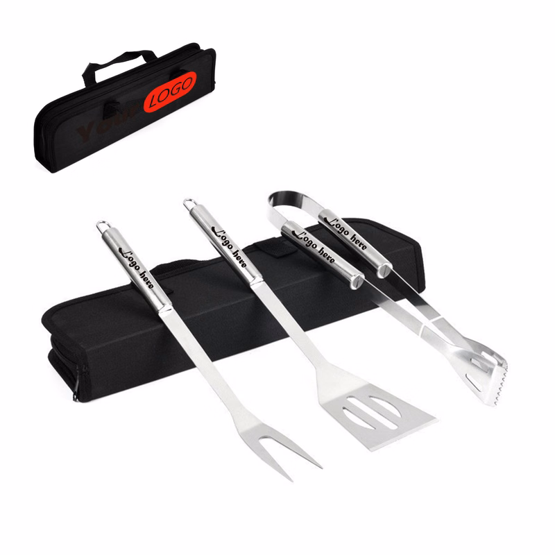 MOQ50 Custom BBQ Tool Set with Carrying Bag for Promotions