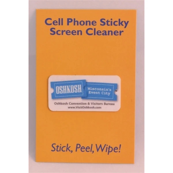 Cell Phone Sticky screen cleaner - Rectangle shape 1