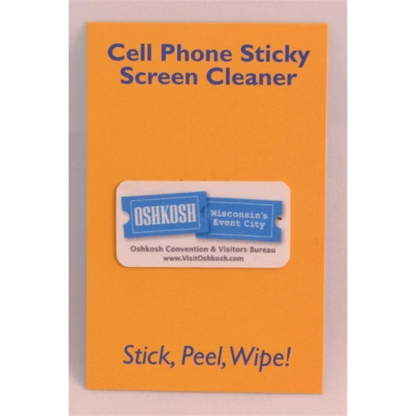 Cell Phone Sticky screen cleaner - Rectangle shape