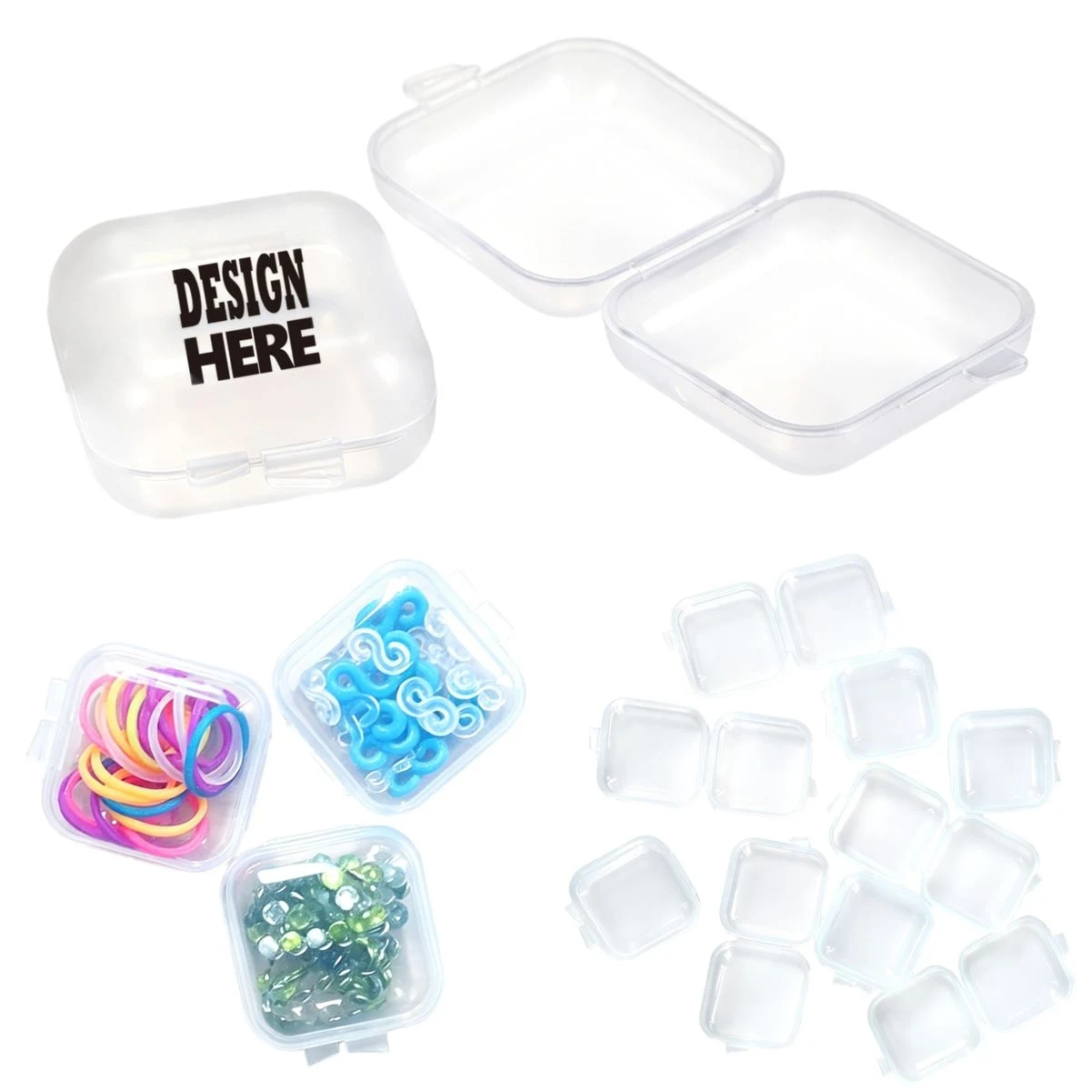 Clear Small Square Storage Case 1