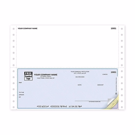 Multipurpose continuous check