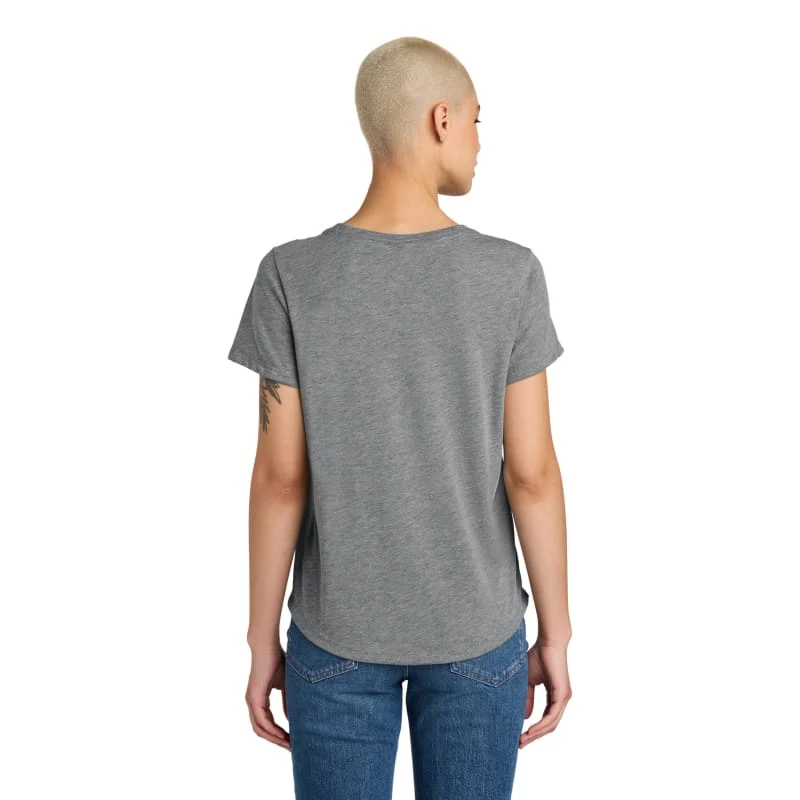 AllMade Women's Relaxed Tri-Blend Scoop Neck Tee 1