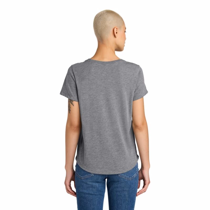 AllMade Women's Relaxed Tri-Blend Scoop Neck Tee