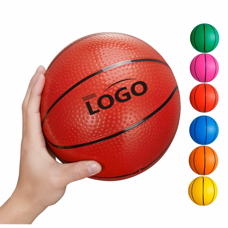 Bright 7" Kids Play PVC Basketball