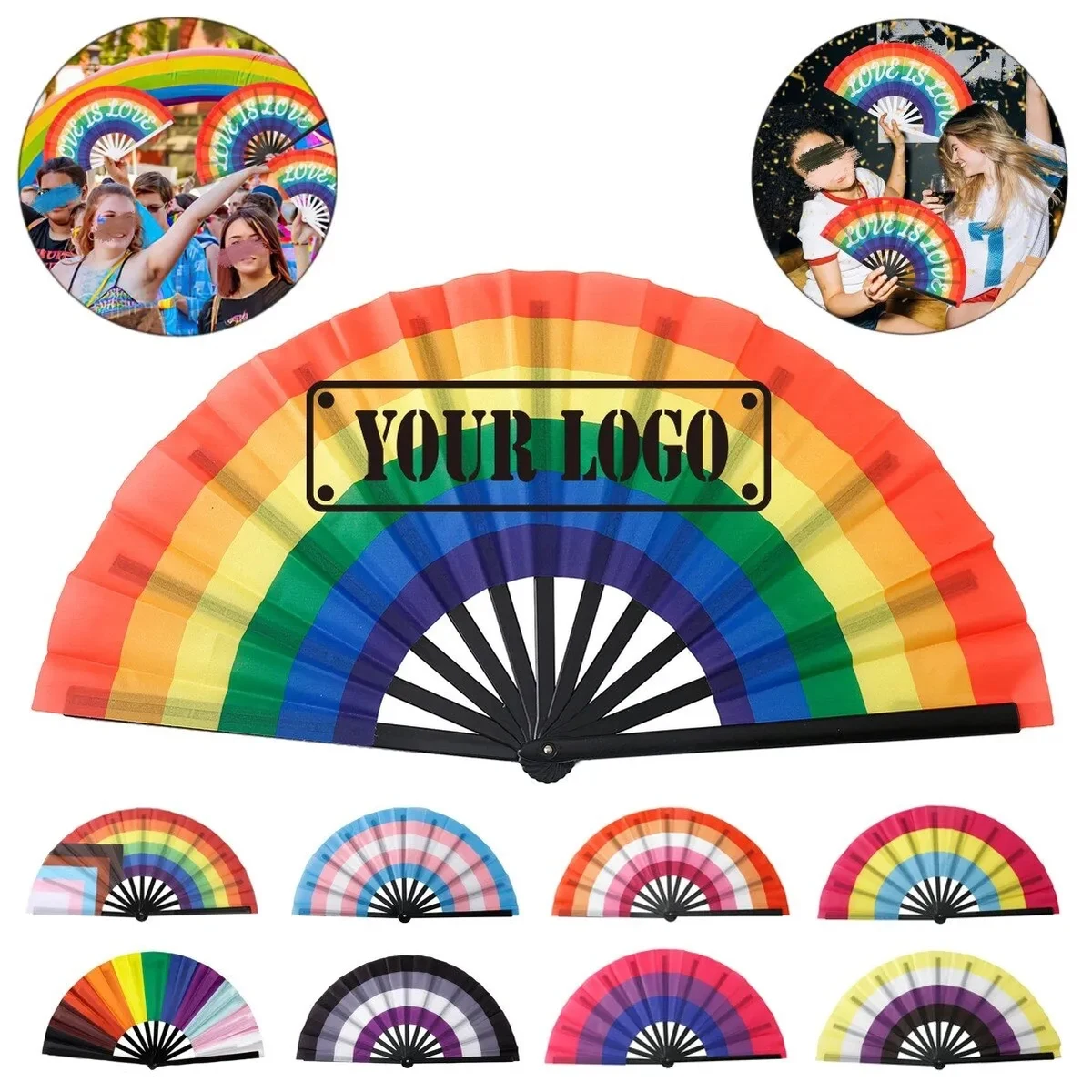 Fold Rainbow Fan 1