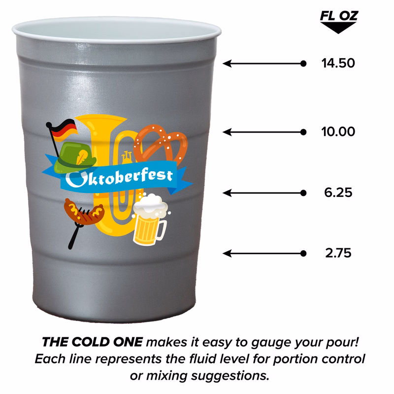 Garyline® The Cold One Steel Chill Party Cup - 16 oz.