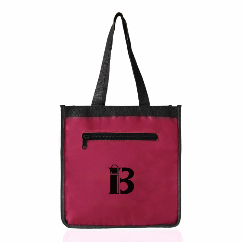 Customized Oxford hand zipper tote bag