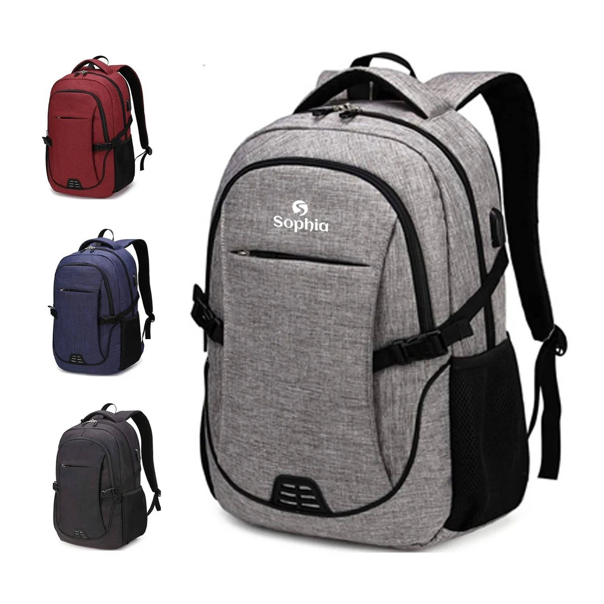 Travel Backpacks Bookbag with USB Charging 1