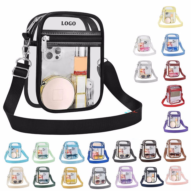 Men's and Women's Transparent Crossbody Wallet