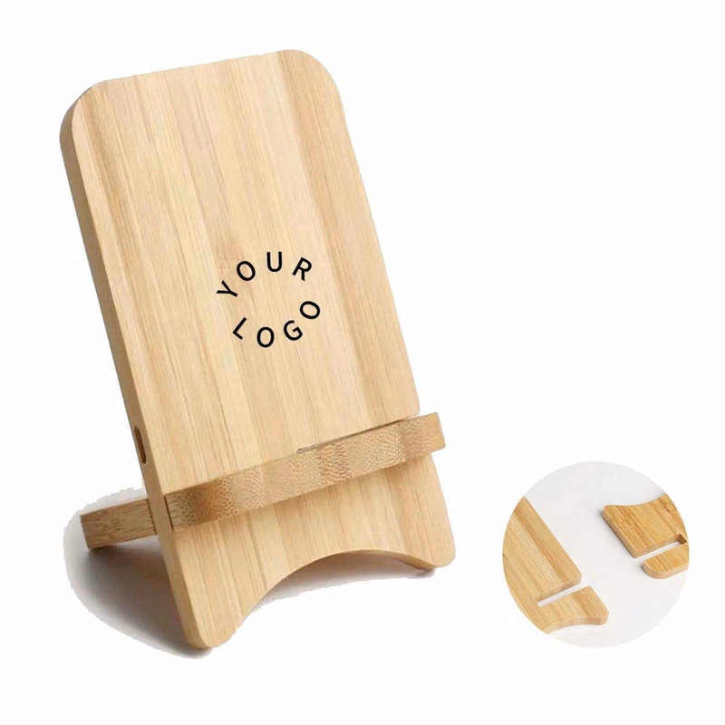 Portable Bamboo Wireless Phone Charging Stand