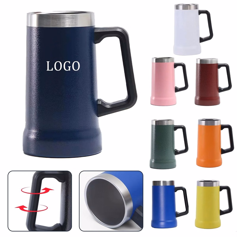 24OZ Large Capacity Beer Mug With Handle