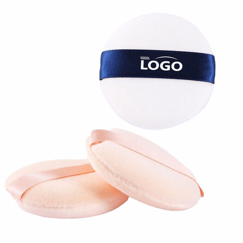 Powder Puff Washable Round Velour Soft Loose