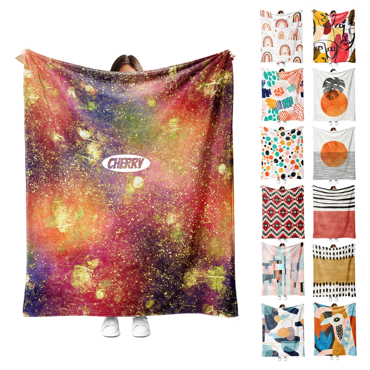 Printed Polyester Flannel Blanket 1
