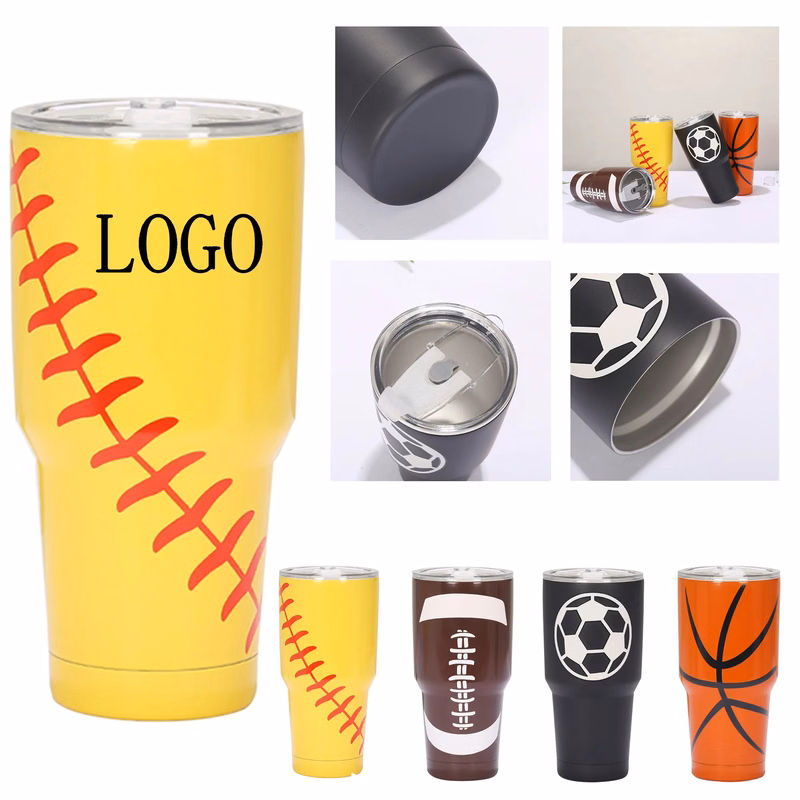 Sports 30oz Stainless Steel Double-Wall Vacuum Flask