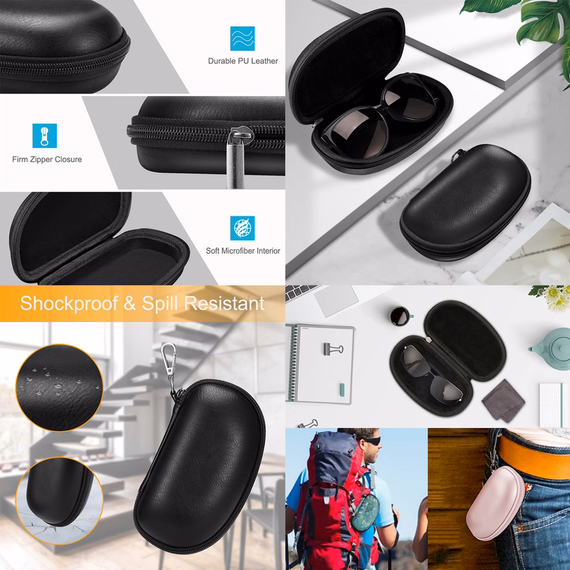 Sunglasses Case with Carabiner