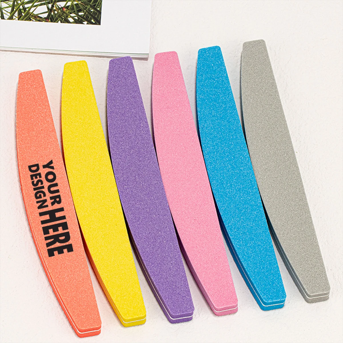 Dual Sided Nail File Sponge Buffer Tool 1