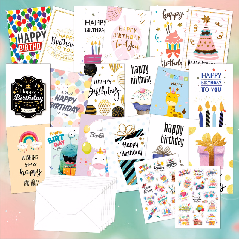 Birthday Card with Envelope
