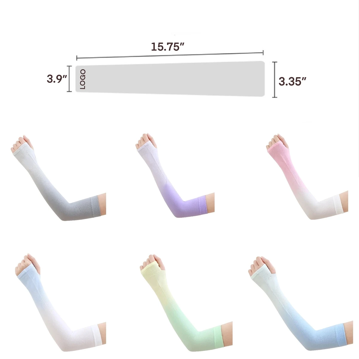 Cooling Arm Sleeves UV Sun Protection MOQ 100PCS 1