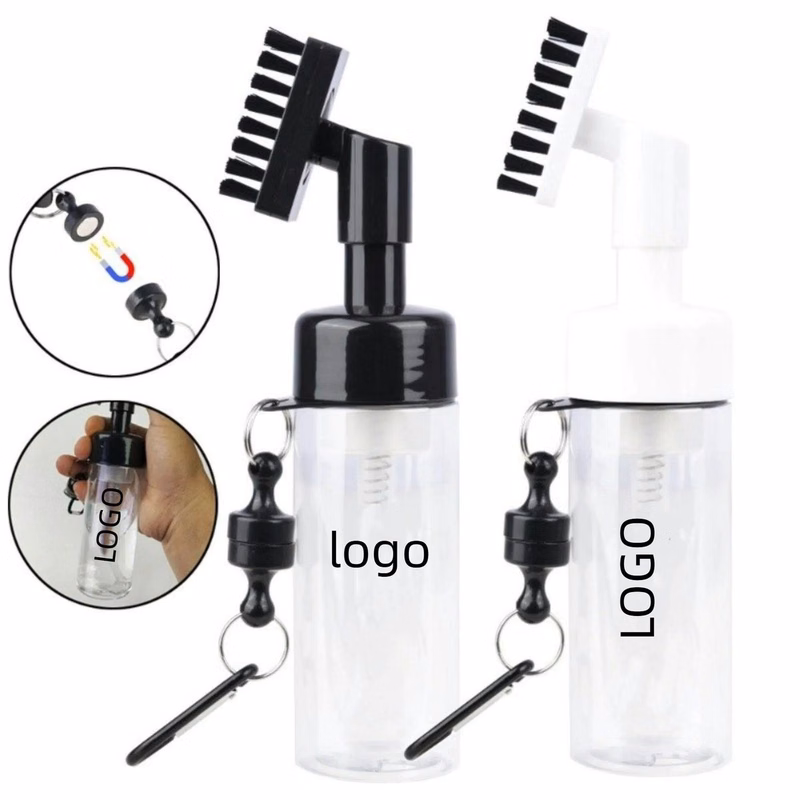 Magnetic Golf Club Cleaning Brush W/Water Bottle