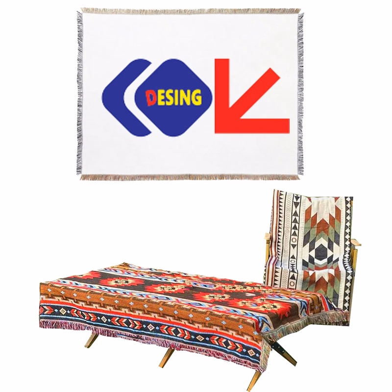Custom 95"x35" Full Color Classic Bohemian Camping Blanket S