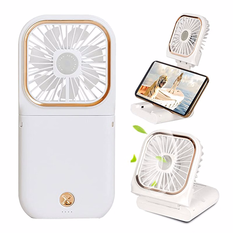 Phone Power Bank Fan With Lanyard