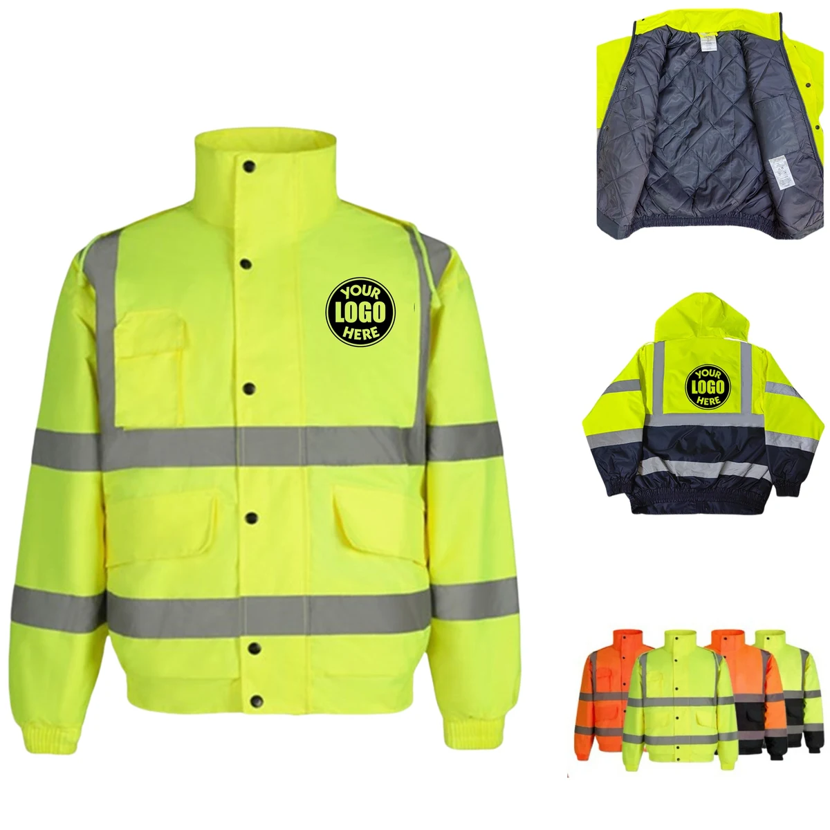 Winter Safety Bomber Jacket 1