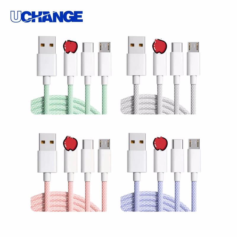 Three In One Data Charging Cable