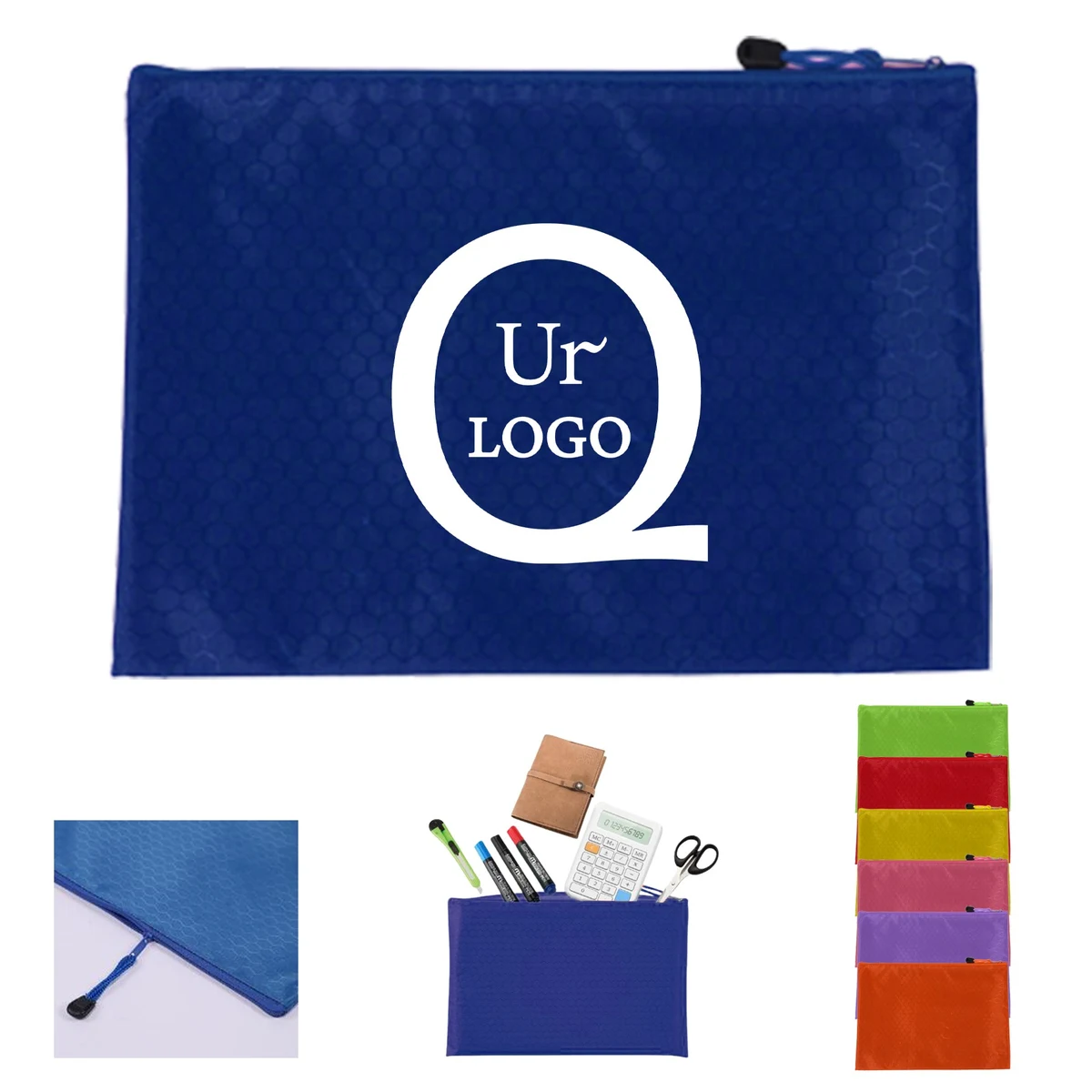 A4 Zippered Oxford File Bag 1