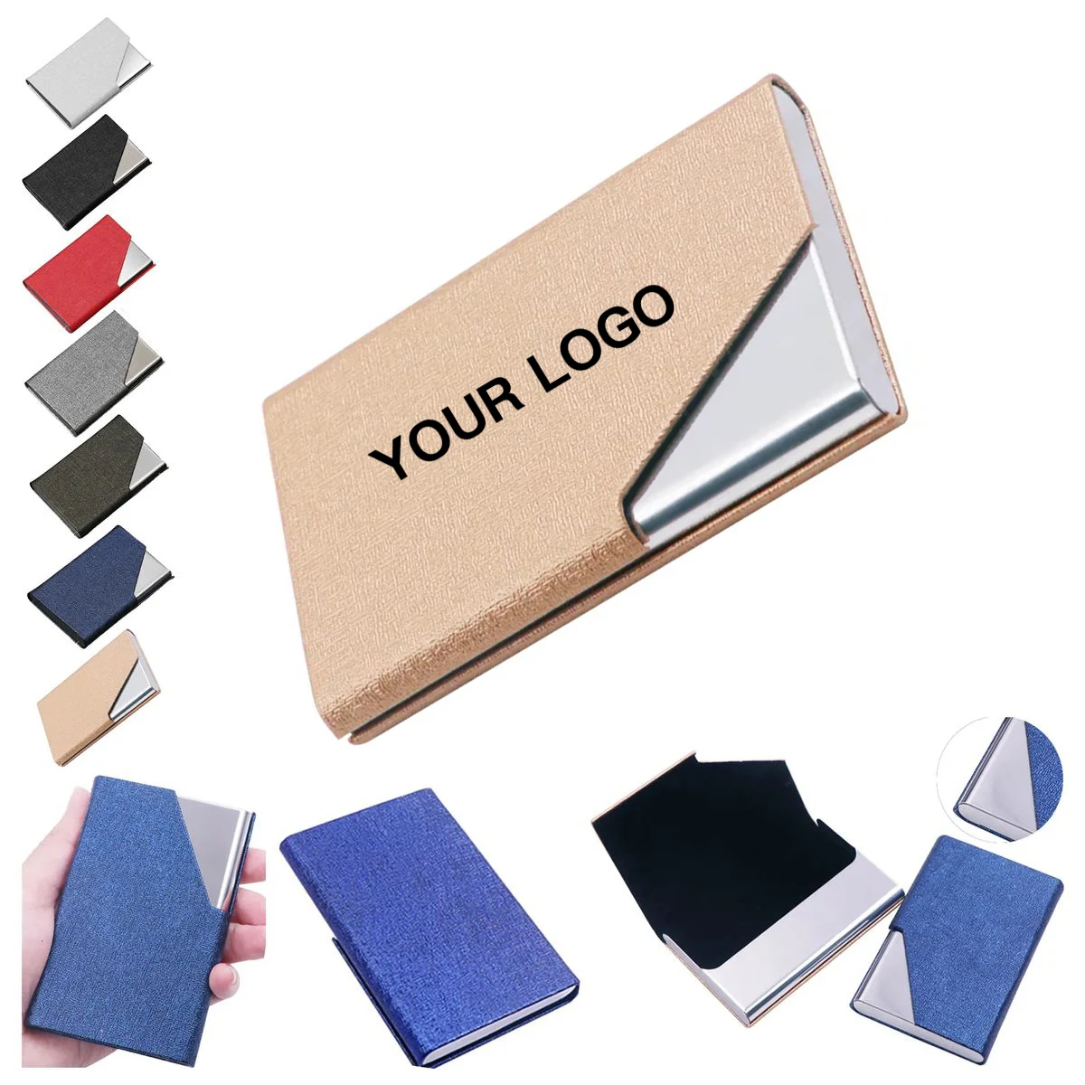 Sleek PU Card Case for Professional Carry 1