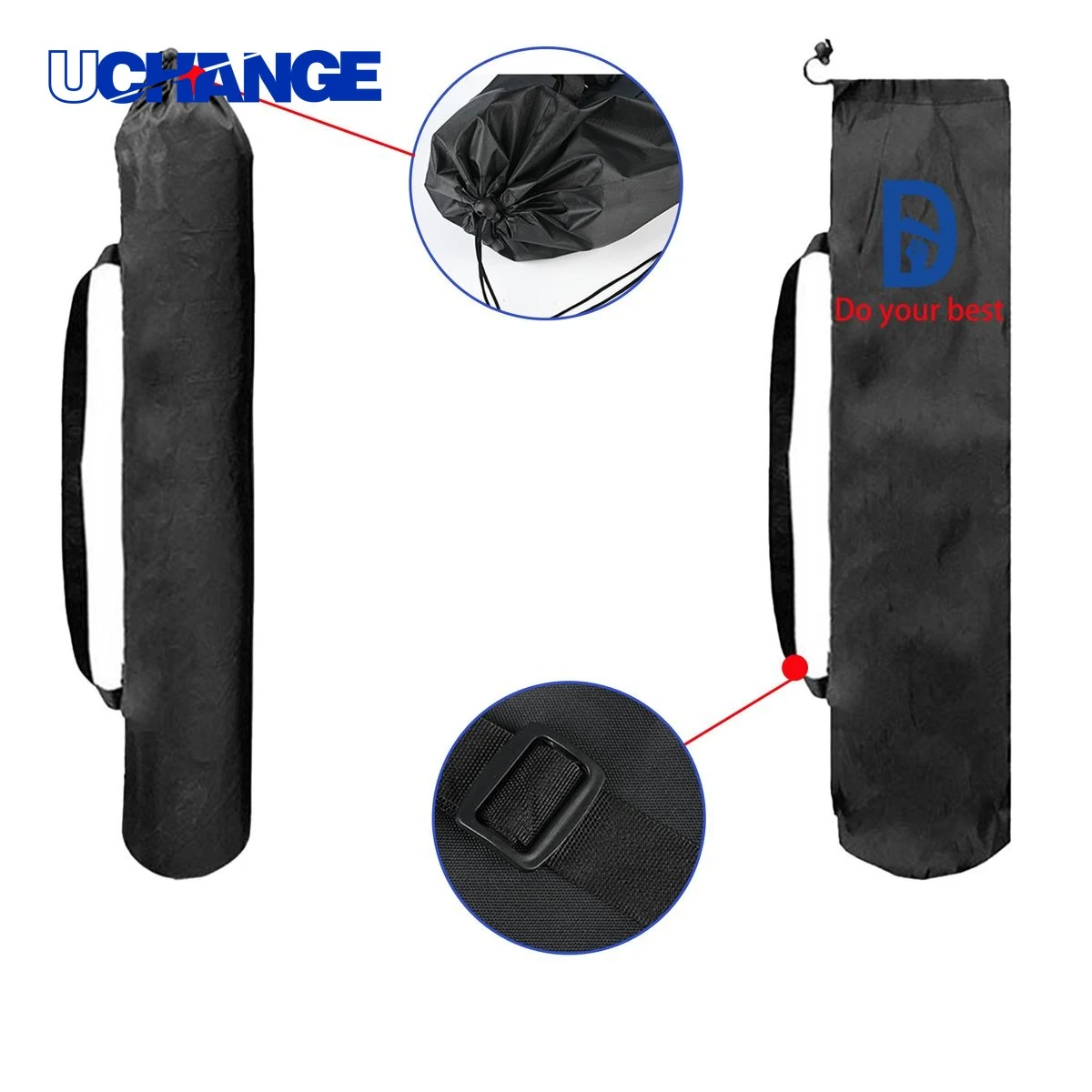 Polyester Round-Bottom Drawstring Bag 1