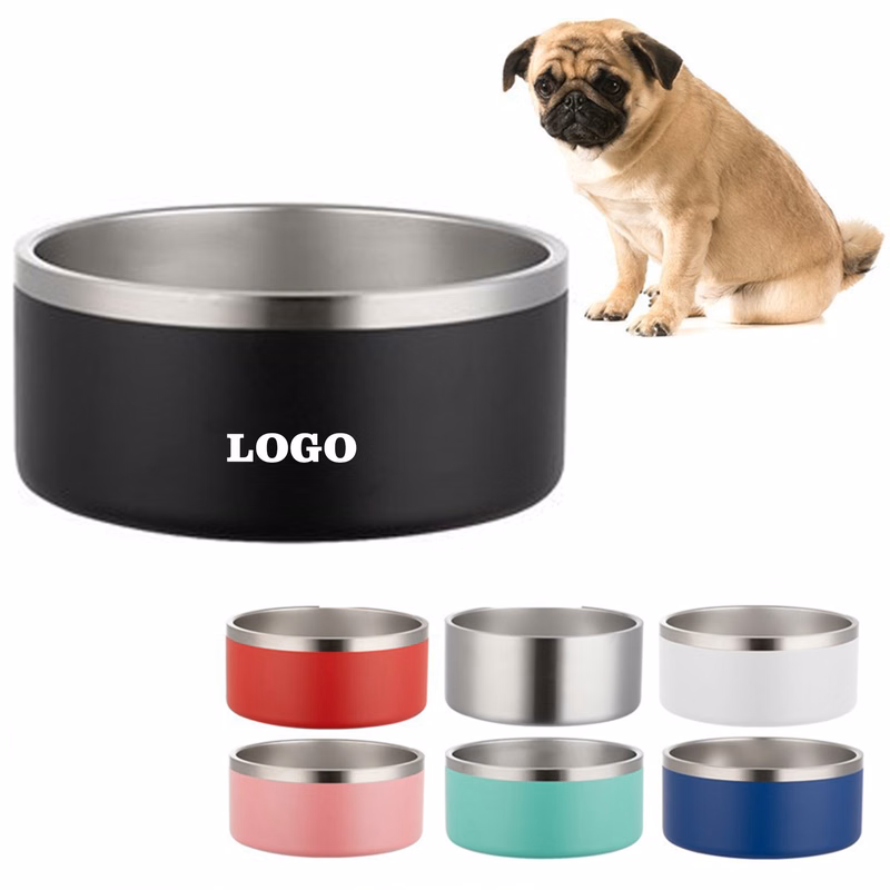 32 Oz Double Layer Stainless Steel Pet Bowl